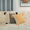 Deerlux 16" Handwoven Cotton Throw Pillow Cover with Striped Lines, Yellow QI004310.YL - alternate 4